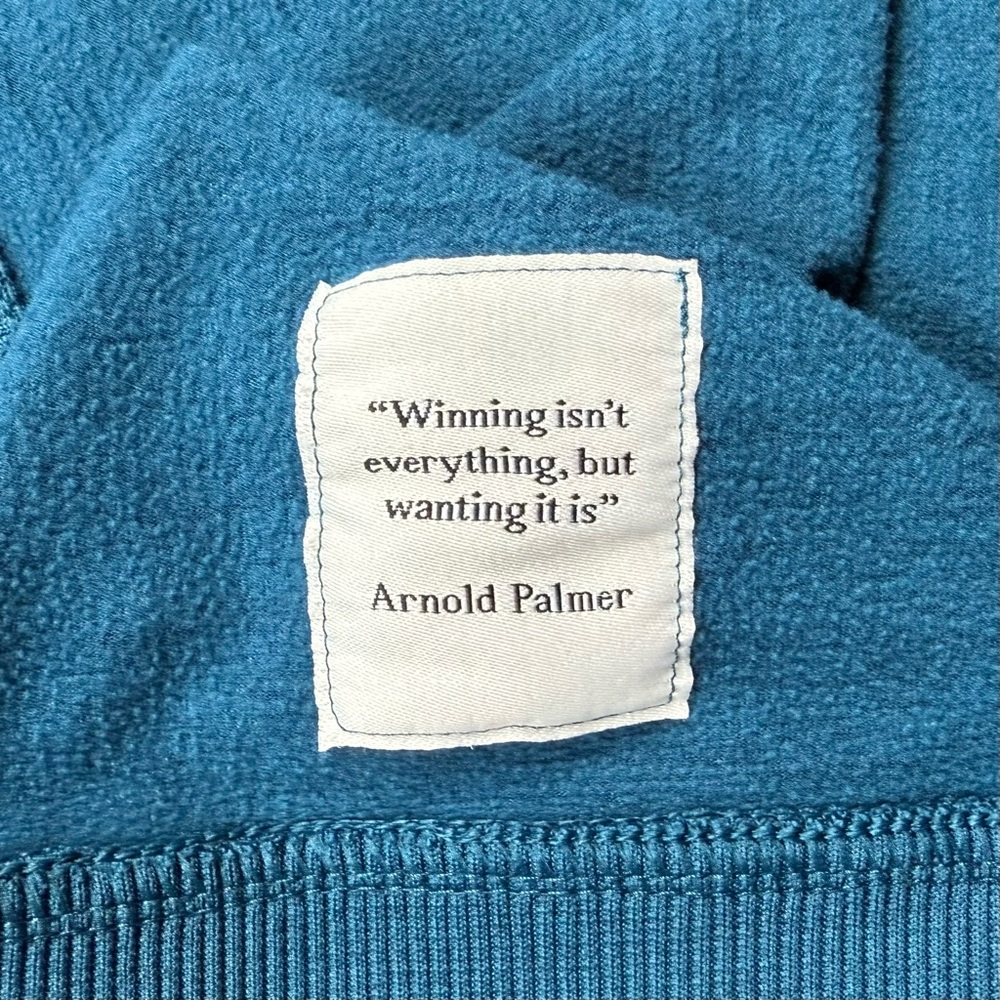 Puma Arnold Palmer Mens 1/4 Zip Pullover Sz Large Blue/Pink C4 - Picture 4 of 8